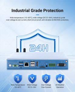 Hiệu suất cao ngành công nghiệp giá rẻ không Quạt Mini BOX HD VGA Barebone 12V ITX PC PoE cánh tay IPC máy chủ chassis máy tính công nghiệp trường hợp - Product Image 6