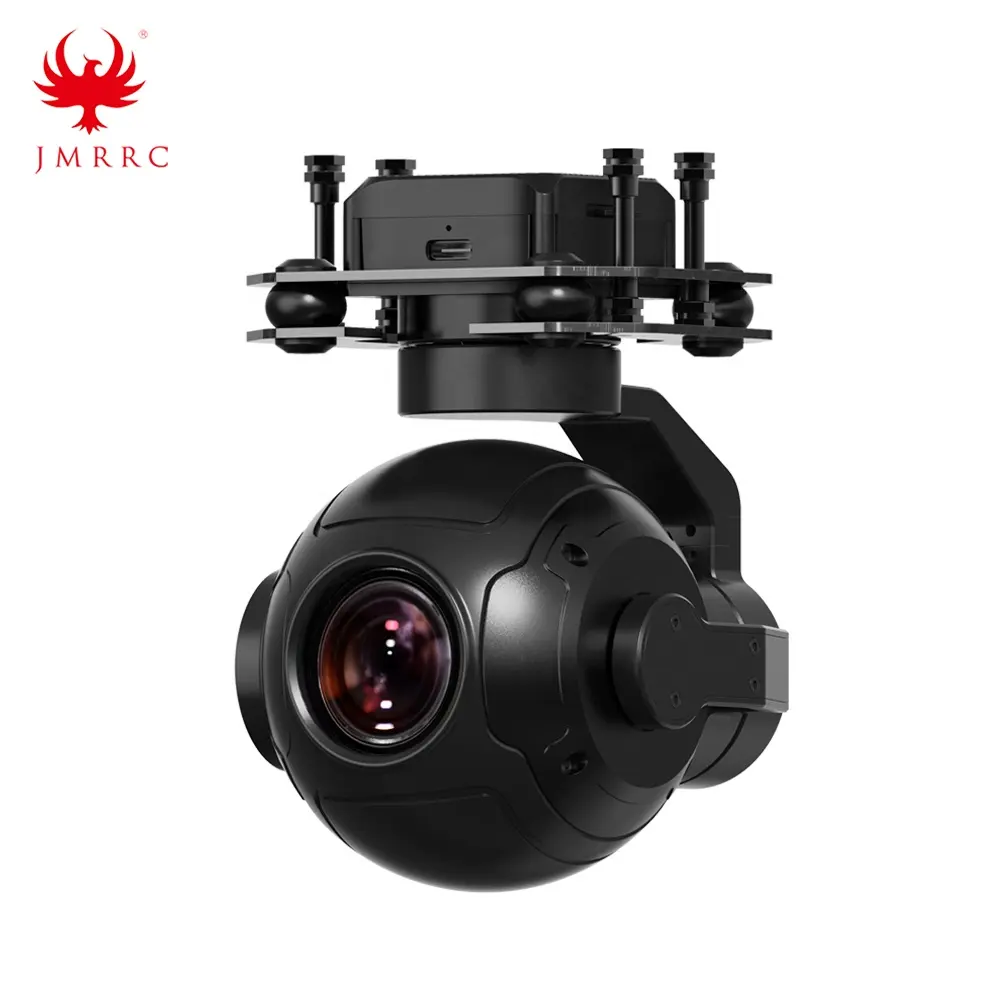 JMRRC SIYI ZR10 2K 4MP QHD 30X Hybrid Zoom Gimbal Camera with 2560x1440 HDR Night Vision 3-Axis Stabilizer Zoom camera