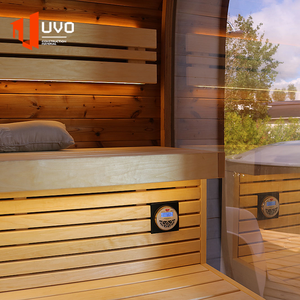 فاخر في الهواء الطلق الجاهزة أبل ساونا جراب مخصص وحدات برميل ساونا منزل للحديقة والفناء الخلفي استخدام 2-شخص - Product Image 5