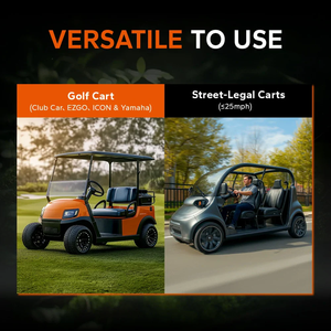 Batería de litio para carrito de golf LiTime 48V 100Ah con BMS 200A y monitoreo en tiempo real EE. UU. UE AU JP <span class=keywords><strong>CA</strong></span> Stock - Product Image 5