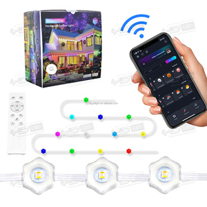 Thông Minh Ngoài Trời Không Thấm Nước Điểm Đèn 5 Trong 1 Rgbic LED Vĩnh Viễn Đèn Ngoài Trời Cho Các Nhà Với <span class=keywords><strong>Wifi</strong></span> Điều Khiển - Product Image 6