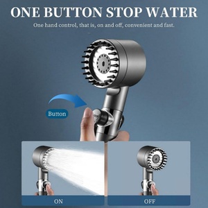 3 <b>Spray</b> Modes Filtered Shower Head with Handheld and 2 Extra Filter, High Pressure High Flow Showerhead with ON/OFF Switch - Product Image 3