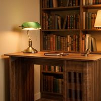 Table de bureau extensible moderne en bois sur mesure pour la maison, l'étude et l'utilisation informatique – Table compacte pour ordinateur portable en bois durable