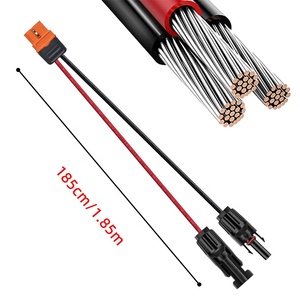 Cavo di Conversione Personalizzato da Connettore Solare MC4 a XT60-F, 1015 12AWG, Filo Rosso e Nero per Sistema di Accumulo Energia Solare - Product Image 2