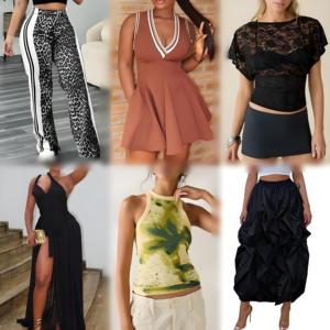 Wholesale Inventory of Casual Clothing From Suppliers Women's Used Dresses Tops T-shirts Pants Short Skirts <b>Mixed</b> Packaging - Product Image 1