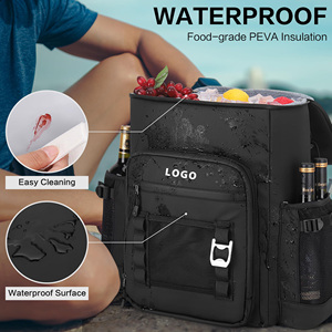 Mochila Nevera Aislante, Impermeable, Lavable y Reciclable, Ligera, a Prueba de Fugas, <span class=keywords><strong>para</strong></span> Hombres y Mujeres, Ideal <span class=keywords><strong>para</strong></span> Camping, Playa, Picnic y <span class=keywords><strong>Trabajo</strong></span> - Product Image 6