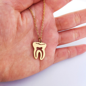 <span class=keywords><strong>Collier</strong></span> De dentition pour Bébé Dentaire Bijoux Joyas De Acero Inoxidable Para Mujer <span class=keywords><strong>Dent</strong></span> <span class=keywords><strong>Collier</strong></span> Col De Hombre Personnalisé Bijoux - Product Image 6