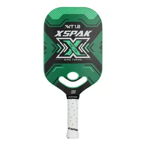 OT Bán Sợi Carbon Pickleball Mái Chèo Vợt Đường Hầm Gió Thiết Kế Với Biểu Tượng Tùy Chỉnh Sử Dụng Ngoài Trời 16Mm Độ Dày Tổ Ong PP Core