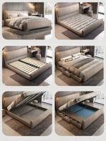 <strong>Hot</strong> <strong>Selling</strong> Wholesale Modern New Simple Luxury Style <strong>Beds</strong> Queen King <strong>Full</strong> <strong>Size</strong> Upholstered <strong>Bed</strong> Wooden <strong>Frame</strong> for Home Apartment