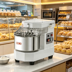 Mélangeur à farine industriel, <span class=keywords><strong>pétrin</strong></span> à spirale commercial pour la production de pain, de pizza et de pâtisserie - Product Image 1