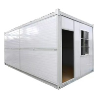 Modules préfabriqués pliables portables, conteneurs mobiles en acier, villa de luxe écologique, salle à manger, bureau, maison résidentielle pliable