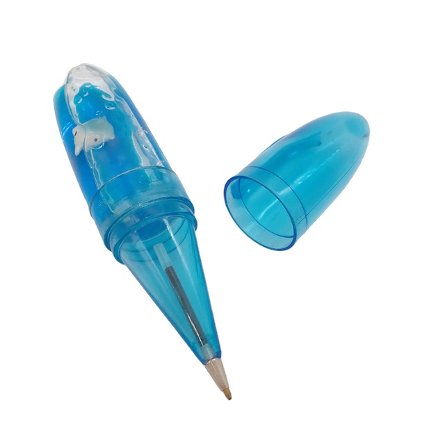 Plastic Acrylic Rollerball Big Fat Filled Ball Point Liquid Ink Roller Pen