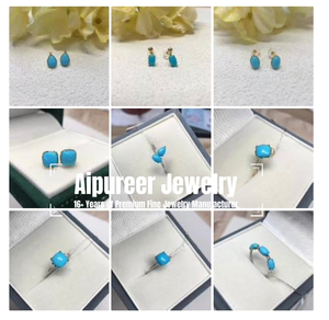 Boucles d'oreilles créoles à pampilles turquoise, laiton écologique plaqué or 18 carats, style bohème, longues chaînes, bijoux tendance pour femme, usage quotidien, décontracté, soirée - Product Image 6