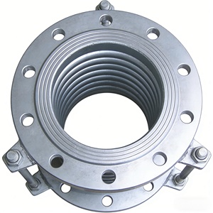 Compensateur ondulé en acier inoxydable à bride avec joint de dilatation métallique DN50-DN400 pour expansion thermique de pipeline à faible température - Product Image 2