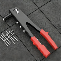 Pistola Remachadora Manual de Alta Resistencia, Herramienta Remachadora de Acero con 4 Boquillas, OEM ODM para Reparación Industrial