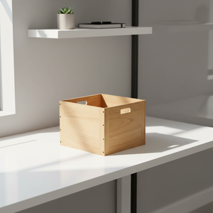 Panier de rangement en <span class=keywords><strong>bois</strong></span> <span class=keywords><strong>empilable</strong></span>, bacs organisateurs, livres, vêtements, jouets, rangement modulaire ouvert, boîte en <span class=keywords><strong>bois</strong></span> de bureau, cubique - Product Image 6