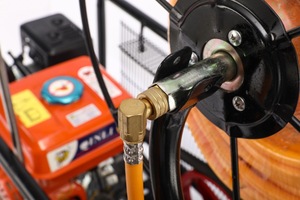 Pulverizador Agrícola de Jardín con Motor de Gasolina de Empuje Manual, Tipo Carro de Alta Productividad, de 4 Tiempos, con Ruedas para Pesticidas - Product Image 3
