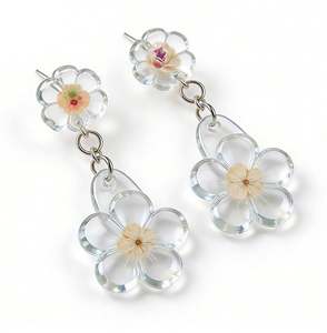 TOYSRUNNER Kit de bijoux en résine UV professionnel fait main, époxy transparent dur à durcissement rapide, moules en silicone pour pendentifs et boucles d'oreilles - Product Image 3