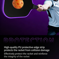 Pala de Pickleball de Fibra de Carbono T700 de Alto Rendimiento, Núcleo de Panal de Abeja de 16 mm, Agarre Antideslizante, Profesional, Personalizada