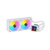 SNOWMAN KS240 240mm ARGB AIO Refroidisseur de processeur à eau avec roulement fluide 5V 3 broches 12V pour jeux, dissipateur thermique et ventilateur