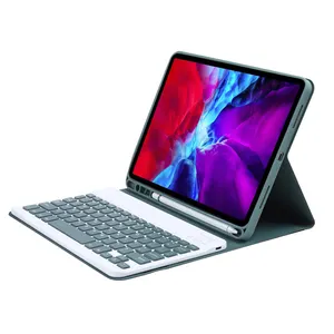 Taşınabilir kablosuz klavye mini Teclado kablosuz Bt Tablet klavye Ipad kılıfı Pro hava 4 11 10.9 inç Apple Magic Touch Pad