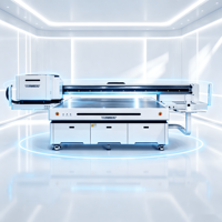 Printer Inkjet UV Flatbed Otomatis Presisi Tinggi UV2513 Sistem Kontrol Hoson Layar Sentuh Kamera Penentuan Posisi Visual Telur