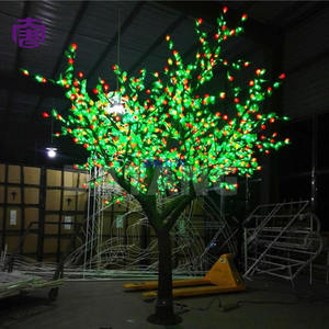 Árbol de Frutas Artificial de PVC con Luces LED de Primera Calidad, con Frutas Coloridas, para Decoración de Navidad, Halloween, Bodas y Eventos - Product Image 5