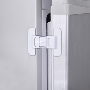 Serrures de réfrigérateur idéales pour les réfrigérateurs à l'épreuve des enfants Serrure et porte de congélateur Facile à installer et à utiliser Serrures pour enfants sans outils ni perceuse - Product Image 5