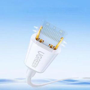 Cable de <span class=keywords><strong>datos</strong></span> de carga rápida UGREEN US286 tipo C macho a macho 3A/PD60W aplicable a teléfonos <span class=keywords><strong>móviles</strong></span>/tabletas - Product Image 3