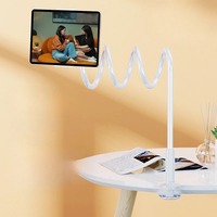 Support universel flexible et portable pour téléphone et tablette, nouveau design, avec supports pour tableau de bord et bureau, en alliage