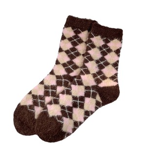 Women's Mink Fleece <b>Socks</b> Thick <b>Winter</b> Furry Retro Style Anti-Foul Floor <b>Socks</b> - Product Image 5