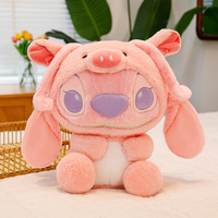 Peluche Panda Brodé Angel - Jouet en Peluche Super Doux en Coton PP, Mignonne Poupée Brodée, Vente en Gros Directe Usine