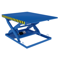 Niveleur de quai à ciseaux hydraulique industriel de 8 tonnes, plateforme de levage de marchandises électrique fixe, rampes de quai pour chariot élévateur logistique