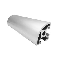 3030 perfiles de aluminio industriales/perfiles de aluminio de esquina 30 tubos de aluminio de marco de equipo de automatización semicircular