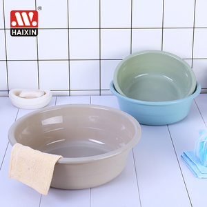 Vente en gros prix bon marché grande capacité simple portable salle de bain lavabo baignoire ronde lavabos en plastique - Product Image 3