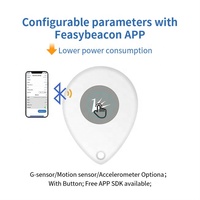 Feasycom FSC-BP108B Mini balise Bluetooth 5.1 étanche IP67 à faible consommation d'énergie, balise intelligente BLE avec batterie remplaçable