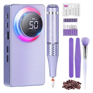 Taladro Eléctrico Profesional para Uñas, USB Portátil, Pantalla Táctil, Herramientas de Manicura y Pedicura, Baja Vibración, Pulido con Brocas - Product Image 1
