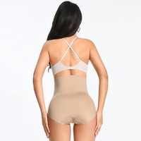Nouvelle culotte-gaine amincissante en nylon pour femme, sans couture, taille haute, contrôle du ventre, body sculptant pour femme