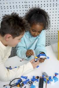 <span class=keywords><strong>Microbit</strong></span> Educatieve Diy Kids Science Engineering Speelgoed 20 Set Plastic Webo Schroefblokken Robotica Modellering Kids Schroefstenen - Product Image 4