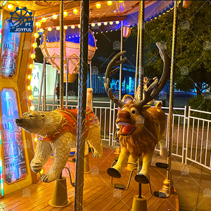 Luxe Carrusel Kiddie Carrousel Amusement Park Rides Kids Horse Merry Go Round Carrousel à vendre - Product Image 3