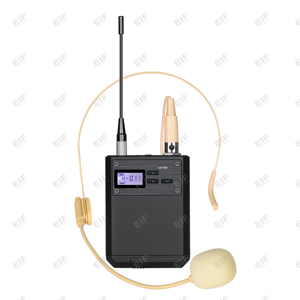 Precio al por mayor: Sistema de micrófono inalámbrico UHF de un solo canal EIF AD-1 con micrófono dinámico y de condensador de metal para discursos en iglesias - Product Image 5