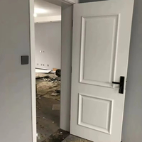 Portes intérieures en bois de haute qualité, prix de gros direct usine pour chambres et salons