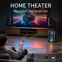 Altavoz para Juegos 2.1 con Luz RGB, Subwoofer Multimedia para Computadora