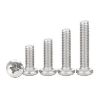 Vis à tête fraisée Phillips M3 M4 M5 M6 M8 en acier inoxydable/acier au carbone, qualité industrielle, finition naturelle