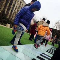 Portable Led Musique Piano Clavier Piste De Danse Extérieur Interactive Marche Piano Plancher Pour L'amusement