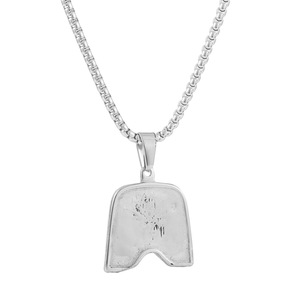 Yunnique – pendentif Lion de style chinois, collier en acier inoxydable, argent et or, chaîne de 3.0x60cm, 122015 - Product Image 3