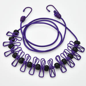 Tendedero Portátil Retráctil al por Mayor para Viajes con 12 Pinzas, para Secado de Ropa en Interiores y Exteriores, Camping - Product Image 3