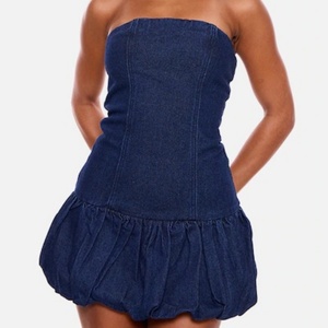 เดรสยีนส์มินิแฟชั่นลำลองสไตล์วินเทจสำหรับผู้หญิง ดีไซน์ใหม่ เซ็กซี่ โชว์หลัง ทรงเข้ารูป สไตล์เรโทร - Product Image 2