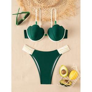 <span class=keywords><strong>Bikini</strong></span> Sexy con <span class=keywords><strong>Push</strong></span>-<span class=keywords><strong>Up</strong></span>, Modelo 2026, Varios Colores, Cintura Baja, Alta Calidad, Conjunto de 2 Piezas - Product Image 6