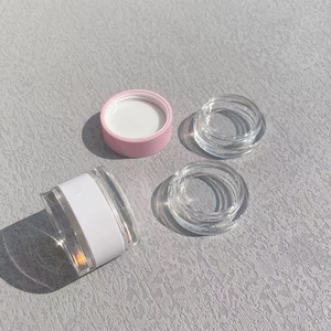 Pot à crème double face 5g x 2, emballage cosmétique en plastique givré pour masque pour les lèvres et fard à paupières - Product Image 2